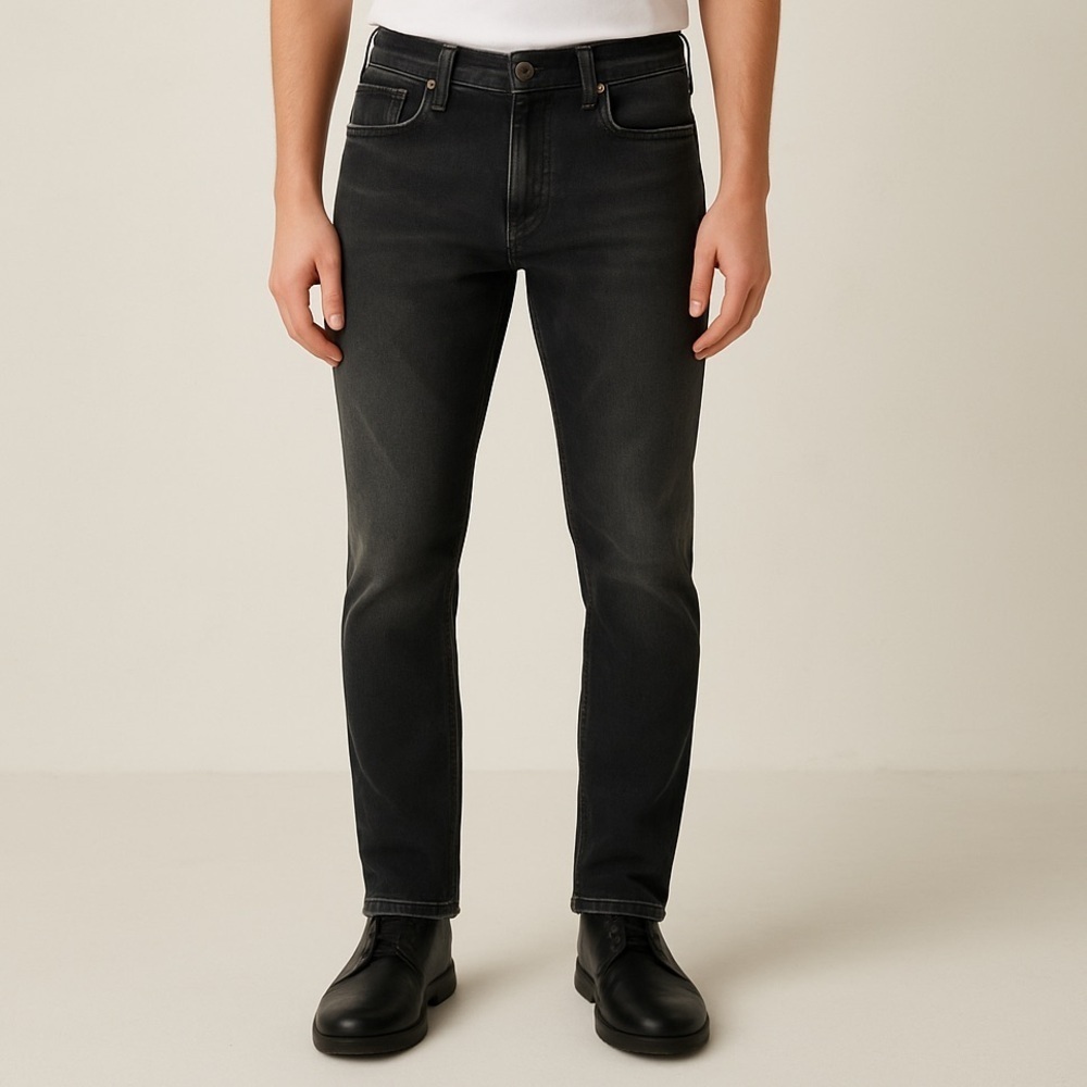 FRAME L’Homme Slim men’s jeans stretch denim noir wash size 28